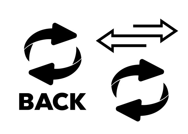 反向图标矢量。翻转或转向箭头。反向标志图片下载