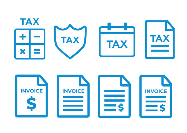 发票图标。支付和账单发票矢量图标图片下载