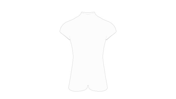 3d渲染男性躯干孤立在白色背景图片下载