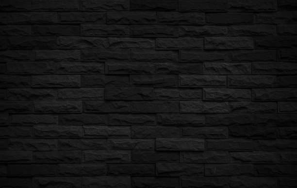 摘要深色砖墙纹理背景图案，砖墙表面纹理。室内旧的黑色砖漆干净的混凝土网格不均匀，家庭或办公室设计的背景装饰。图片下载