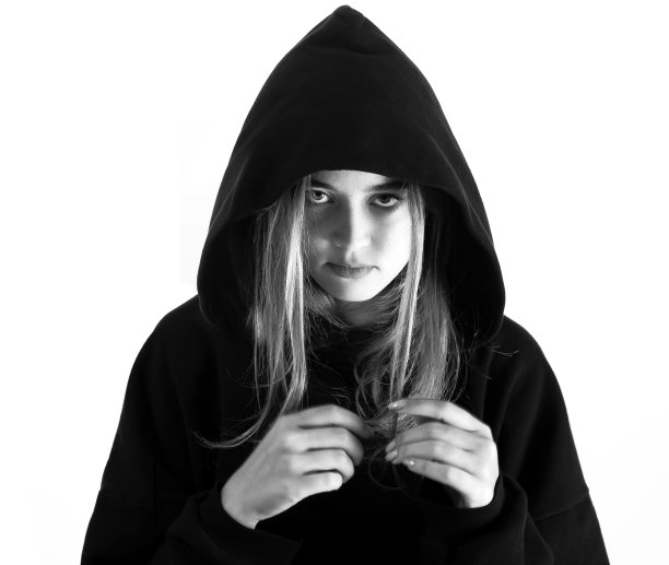 黑白模型摄影图片下载