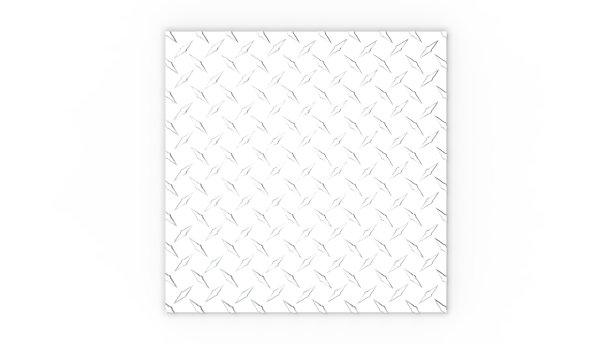3d渲染的菱形板孤立在白色工作室背景图片下载
