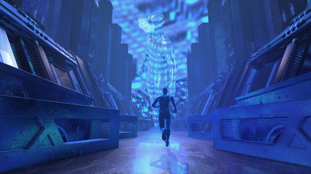 运行AI，元概念，人工智能图片下载