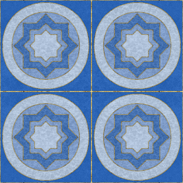 瓷砖的模式。现代装饰。几何无缝模式。彩色玻璃风格的插图。几何透空式。装饰艺术。墙纸，t恤，亚麻制品或包装，纺织品图片下载