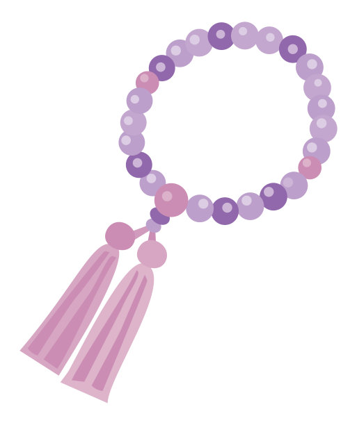念珠是佛教妇女使用的。图片下载