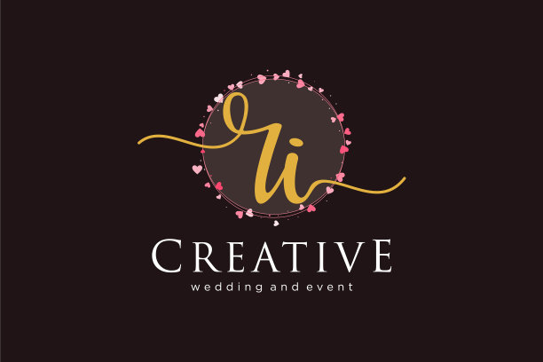 首字母ri女性标志可用作标志for图片下载