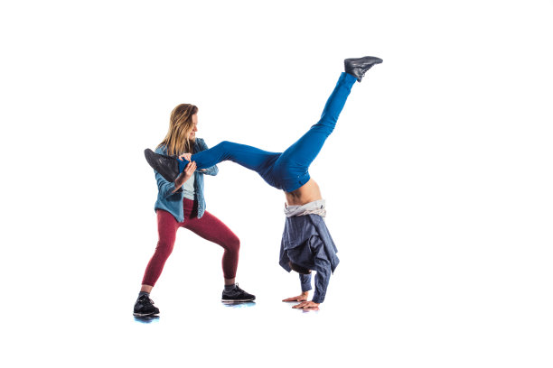 男人在做倒立运动图片下载