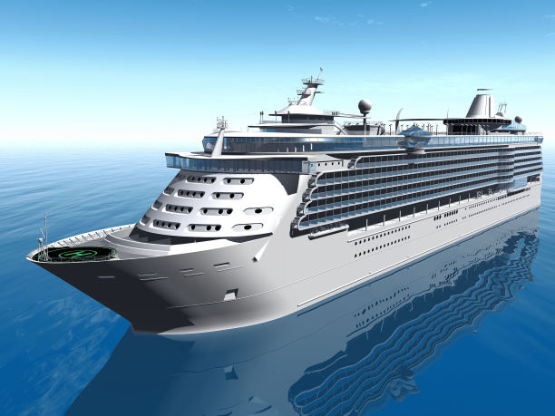 海上的游轮图片下载