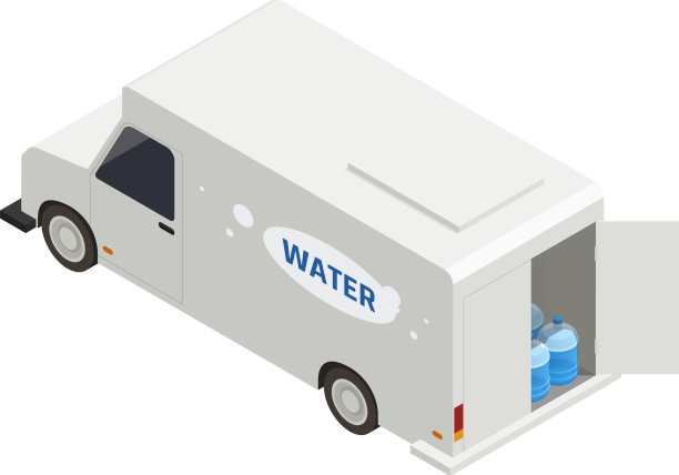 送水的卡车图片下载