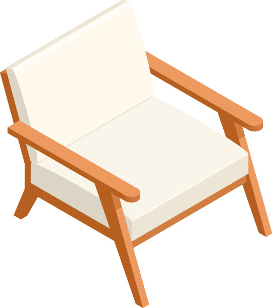 等距扶手椅图标图片下载