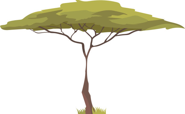 金合欢树的图标图片下载