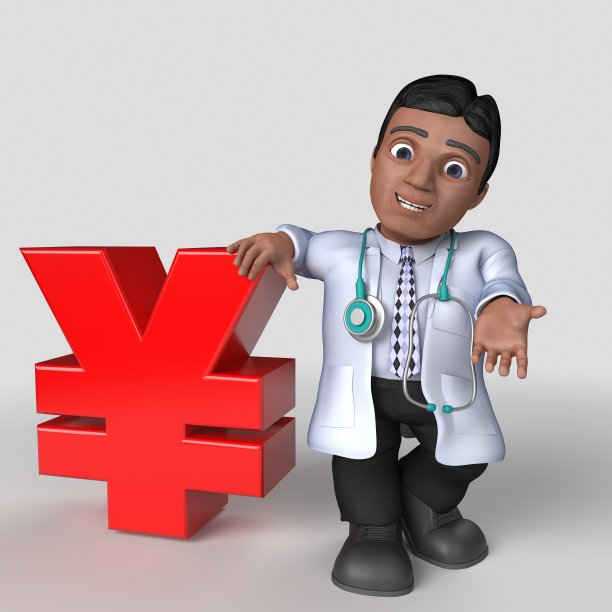 3D卡通医生角色图片下载