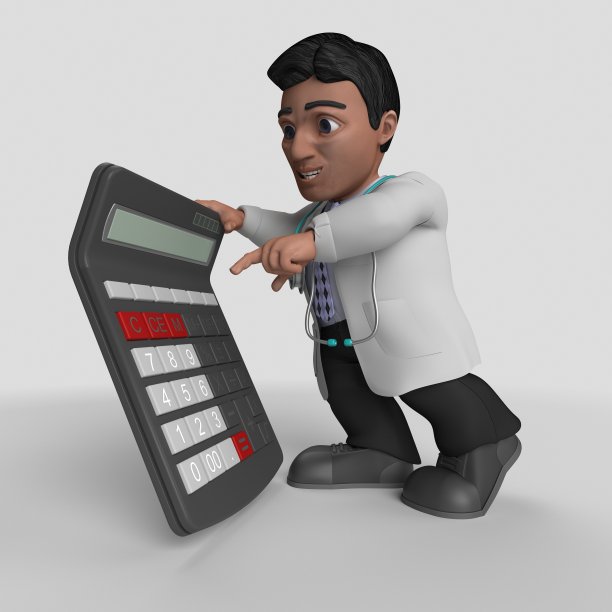 3D卡通医生角色图片下载