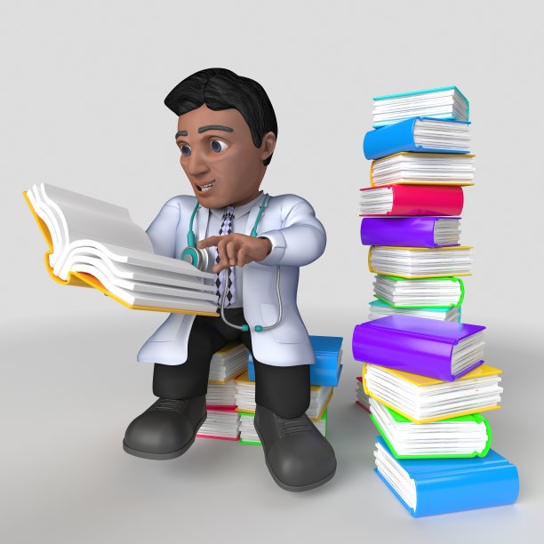 3D卡通医生角色图片下载