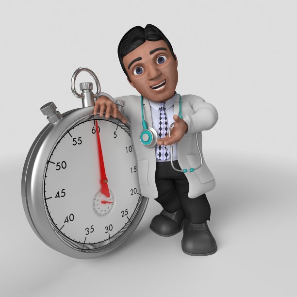 3D卡通医生角色图片下载