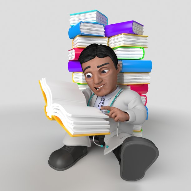 3D卡通医生角色图片下载