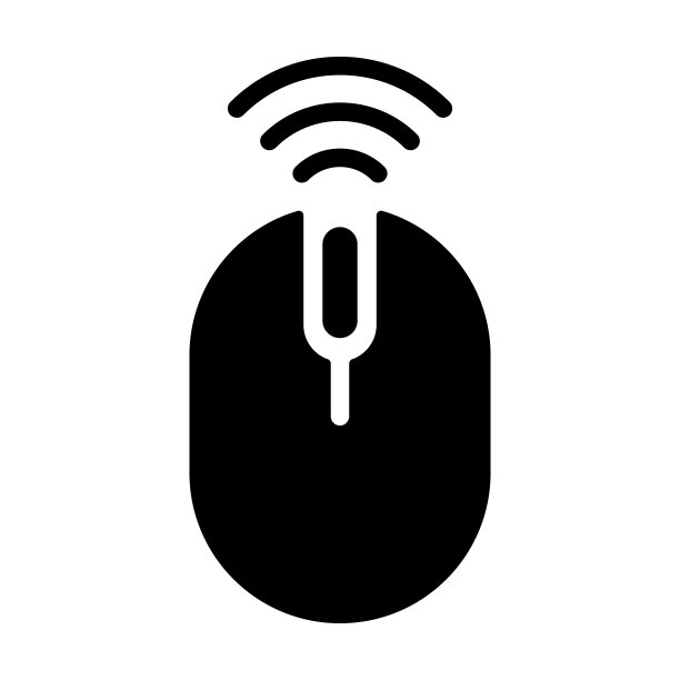 无线电脑鼠标图标矢量图，用于平面设计、Logo、网站、社交媒体、移动App、UI插画图片下载