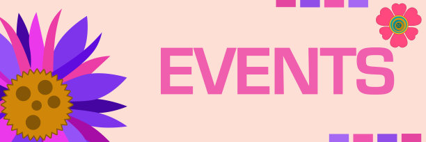 事件花粉红色紫色左侧与文本图片下载