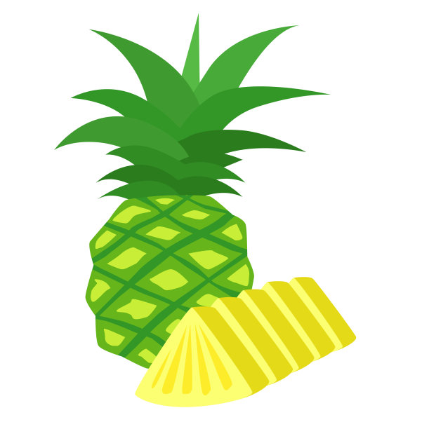 菠萝病媒分离白，水果或食物。图片下载