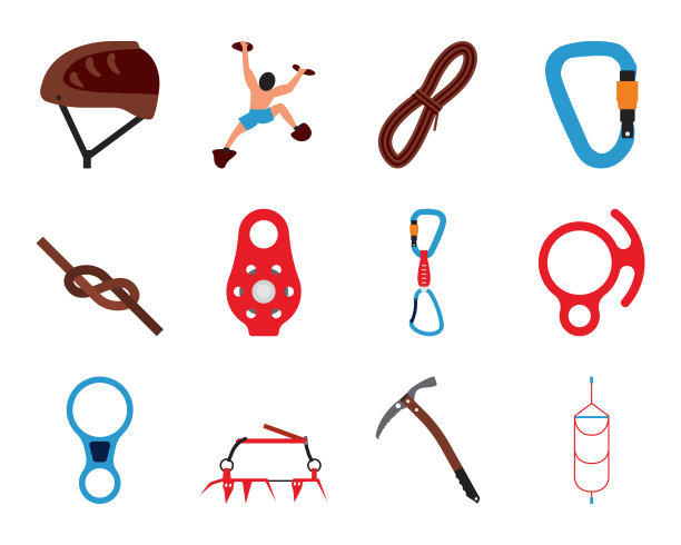 登山家图标设置图片下载