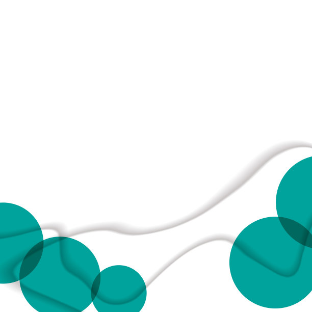 抽象的背景与彩色剪纸形状。海报，横幅，卡片的设计。白色和绿色抽象圆形插图。明亮颜色的微妙混合的3D纸图像。本空间图片下载