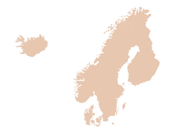 北欧国家地图图片下载