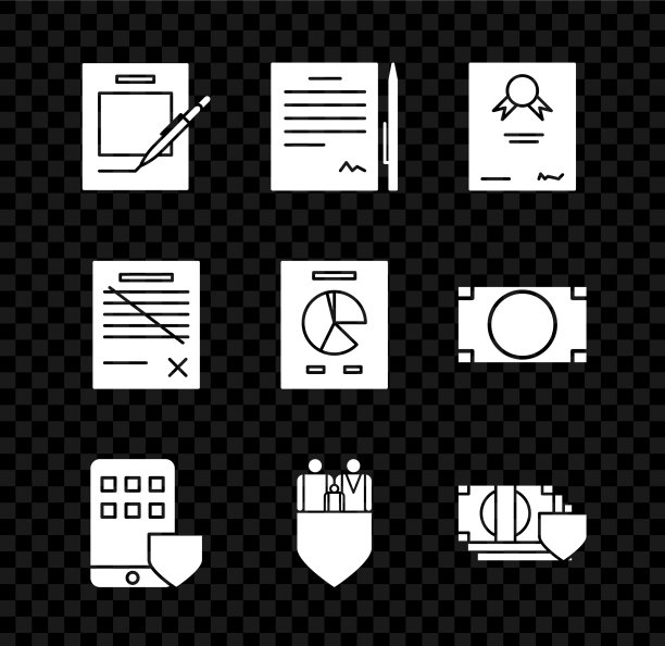 设置空白笔记本和笔签合同图片下载