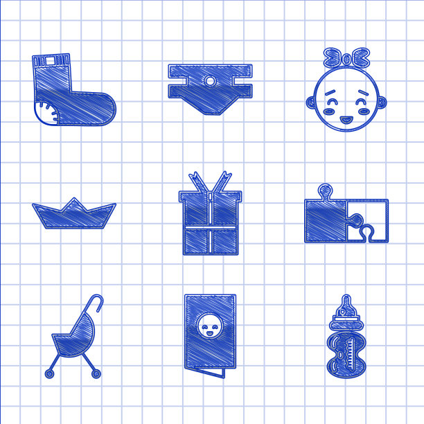 套装礼盒宝宝送礼会请柬海报图片下载