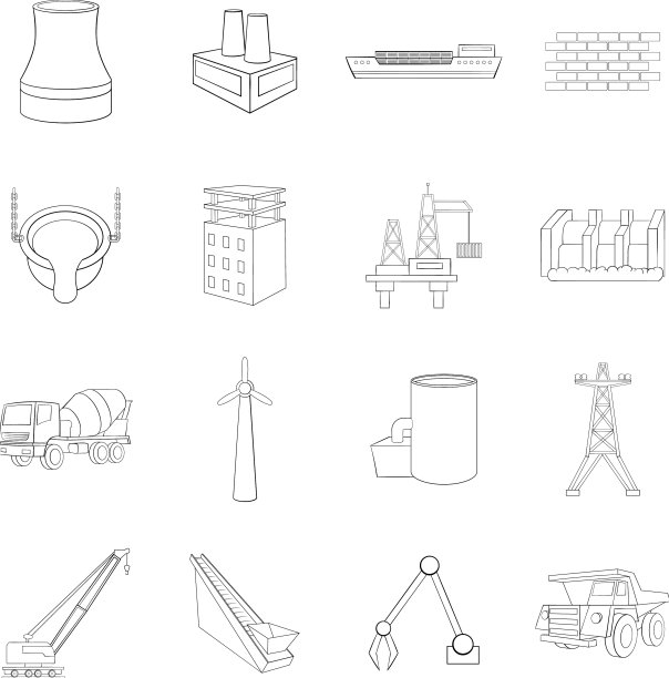 行业图标集大纲图片下载