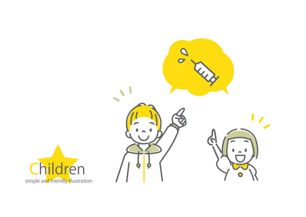 儿童免疫接种图片下载