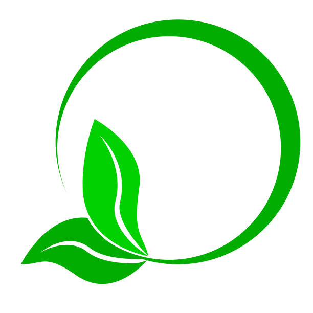 为您的符号元素设计，绿色概念圈边界，孤立在白色图片下载