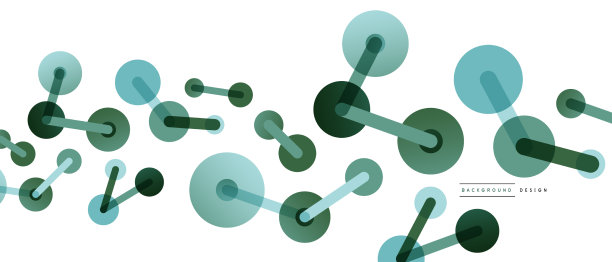 抽象背景的圆点由线连接图片下载