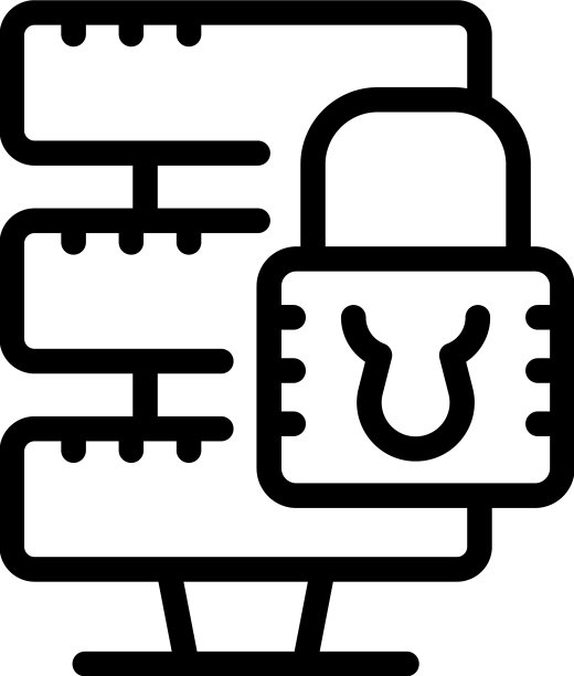 锁定的服务器图标概要经济结果图片下载