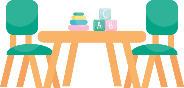 带玩具的婴儿桌图片下载