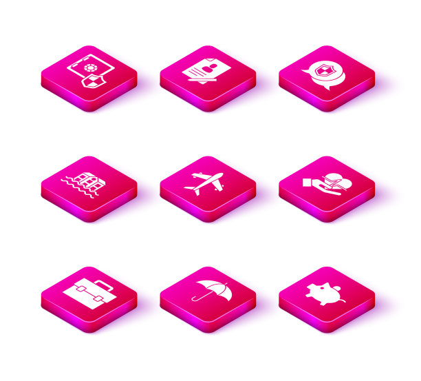 设置公文包伞屋洪水飞机小猪图片下载