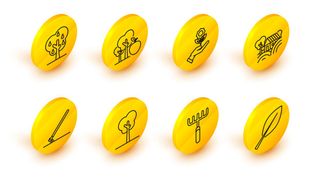 在工作农场设置线叶园耙树图片下载