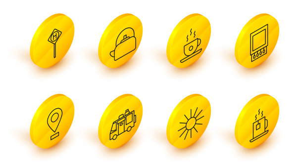 设置线杯茶与茶包太阳房车露营图片下载