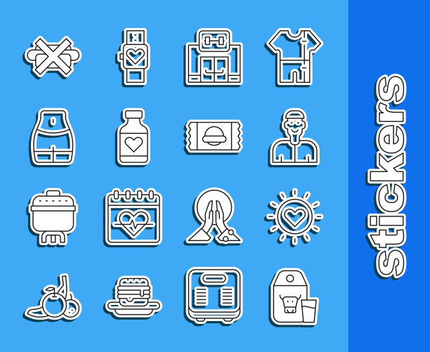 设置线纸包装牛奶太阳积极图片下载