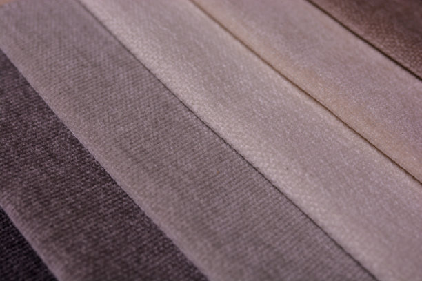 家具面料样品。多色织物纹理背景。绒布。图片下载