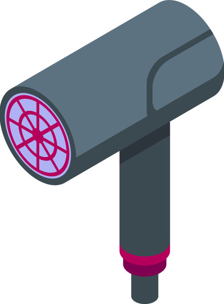 吹风机图标等距吹干图片下载