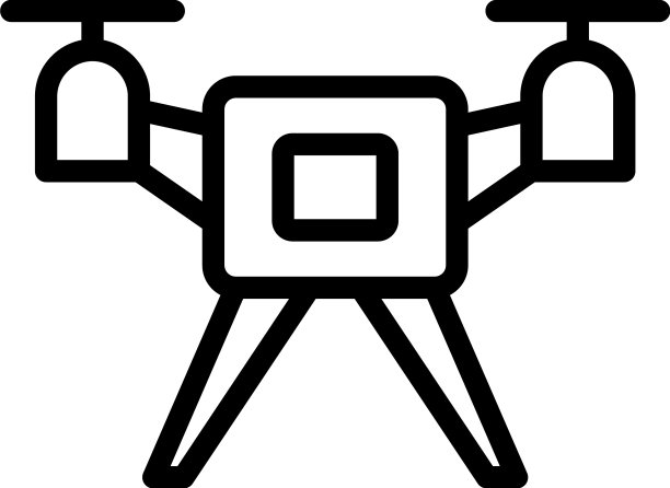 间谍无人机图标轮廓航拍相机图片下载