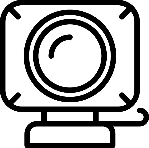 无人机行动相机图标轮廓航拍图片下载