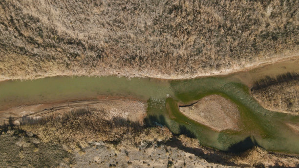 砂岩仙人掌河和沙漠元素在西部和西南部科罗拉多航空宏微照片系列图片下载
