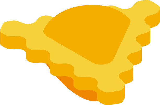 面团馄饨图标等距美食美食图片下载