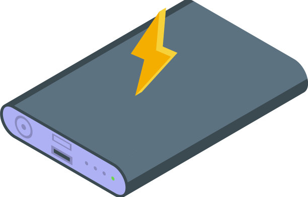 动力银行图标等距手机电池图片下载
