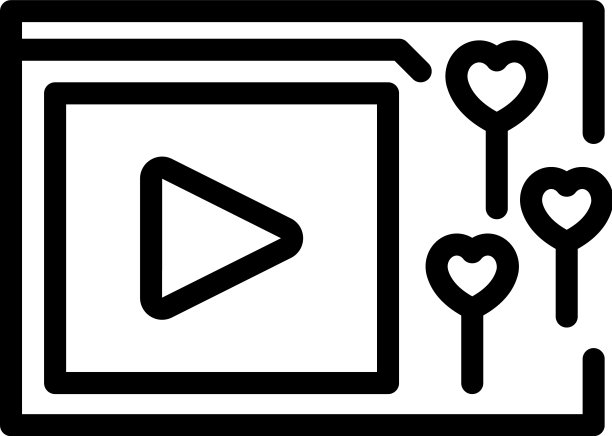 影响力视频图标概述社交媒体图片下载