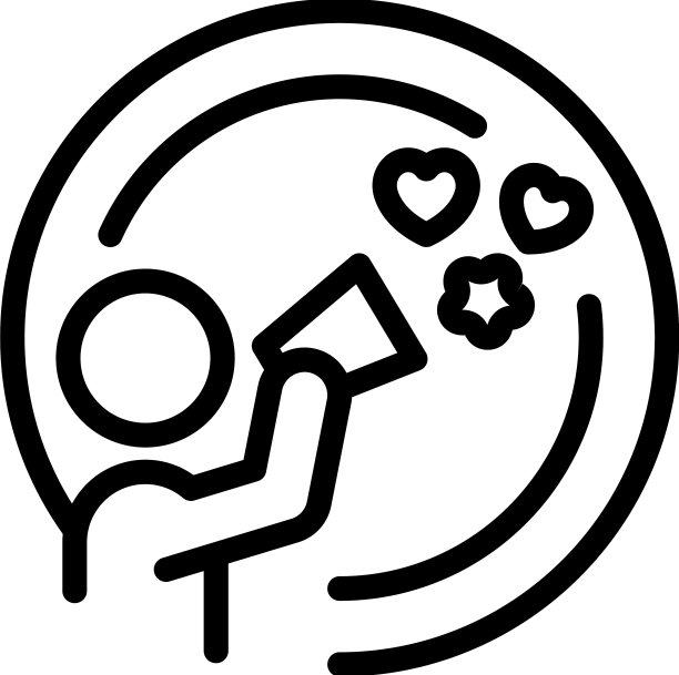 影响力分享图标概述社交媒体图片下载