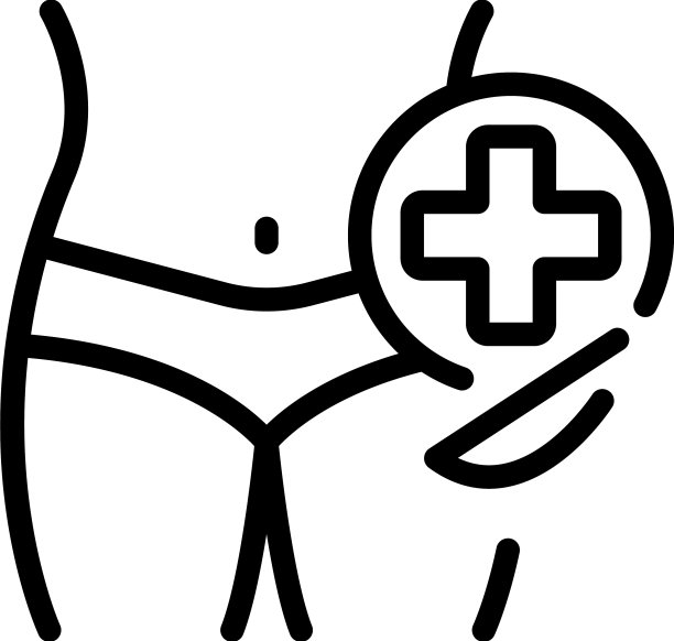 医学手术图标勾勒皮肤饮食图片下载