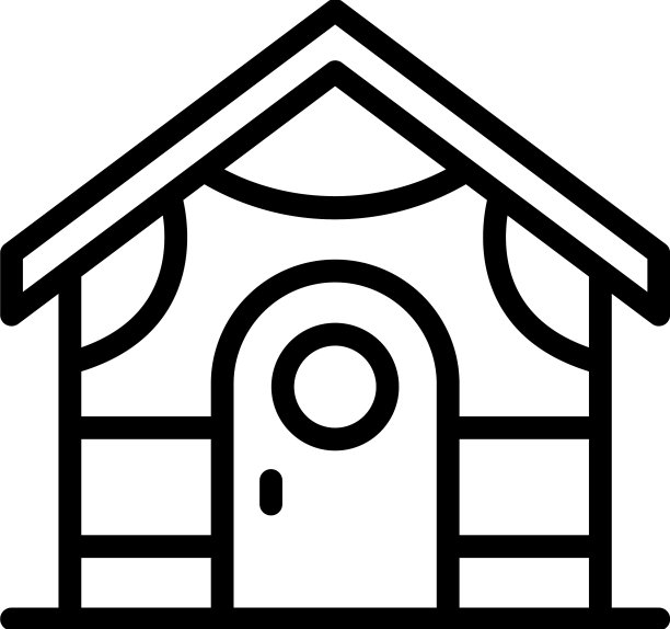 海草平房图标轮廓海洋别墅图片下载