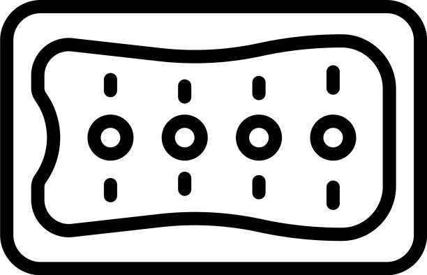 俯视图浴缸图标轮廓水疗锻炼图片下载